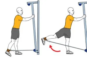 Cable glute extension