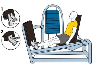 Calf Press Using Leg Press Machine