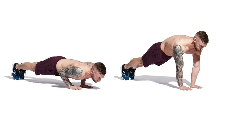 Close-grip Press-ups