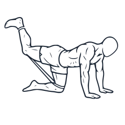 Banded donkey kick