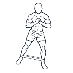 Banded lateral walk